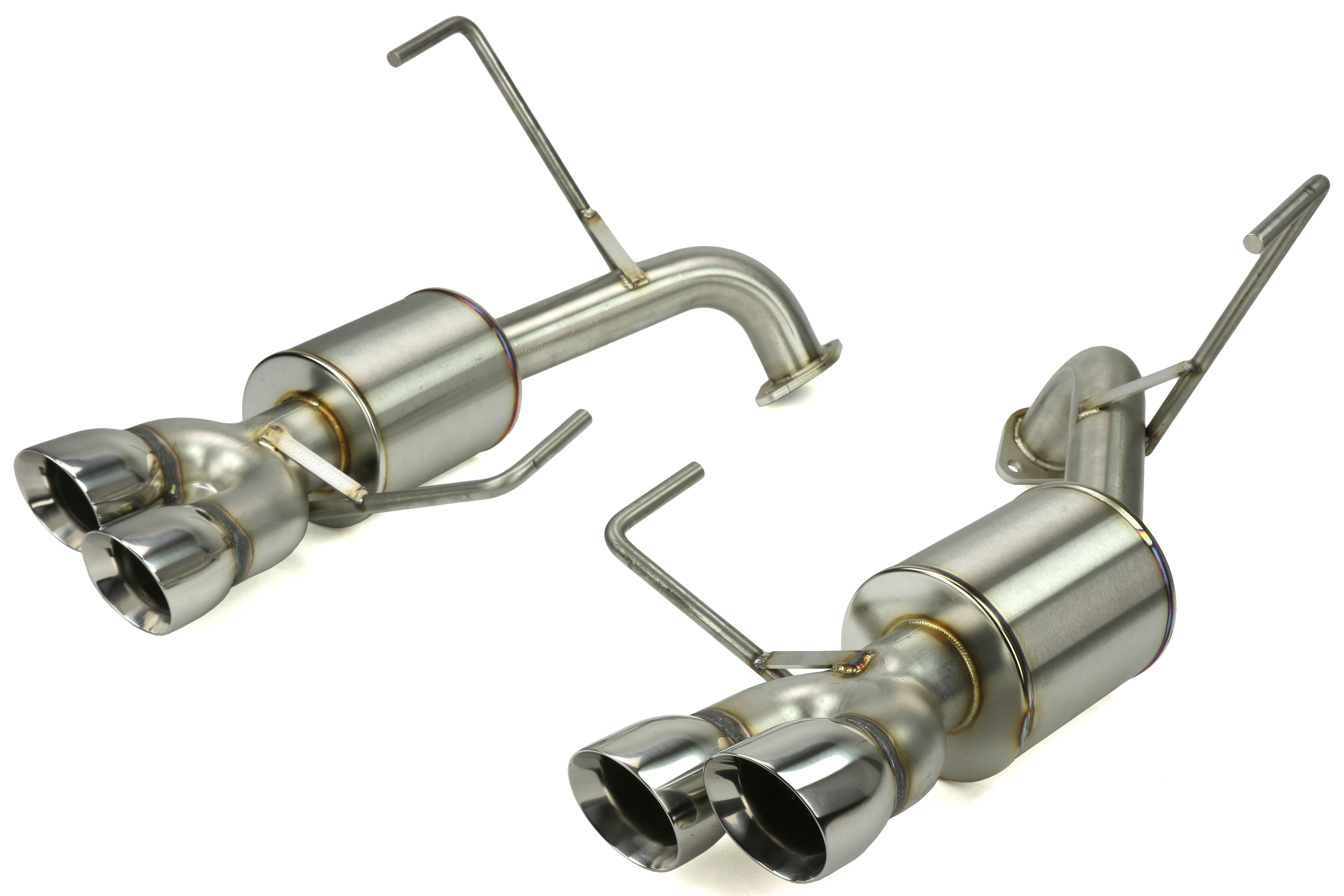 Nameless Performance 3in Quad Exit Axle Back Exhaust Polished - 2015-2021 Subaru WRX / 2015-2018 STI